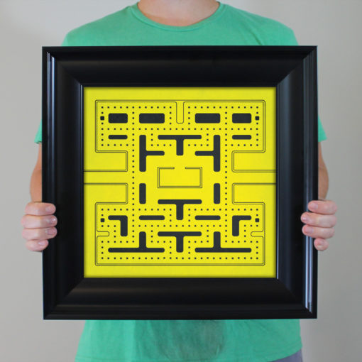Pac-Man Map Art by City Prints - Image 4