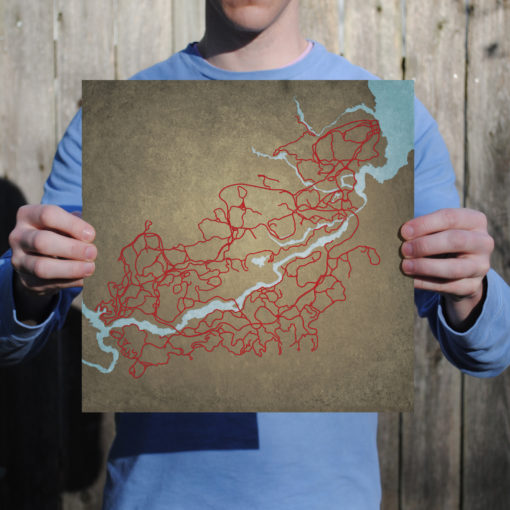 Red Dead Redemption, Rock City Map Art by City Prints - Image 2