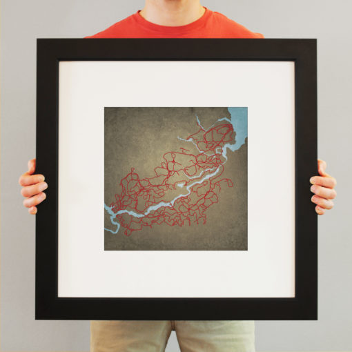 Red Dead Redemption, Rock City Map Art by City Prints - Image 3