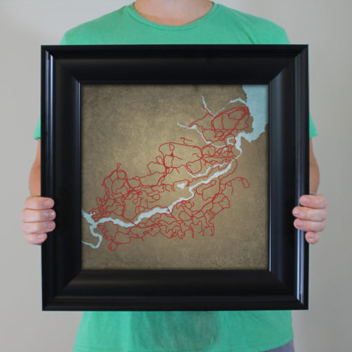 Red Dead Redemption, Rock City Map Art by City Prints - Image 4