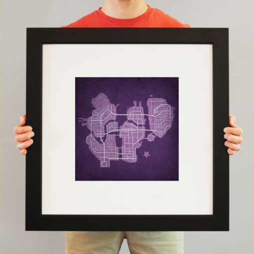 Saints Row: The Third Map Art by City Prints - Image 3