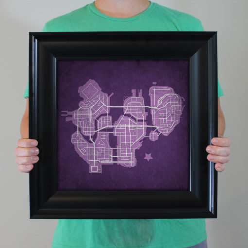 Saints Row: The Third Map Art by City Prints - Image 4