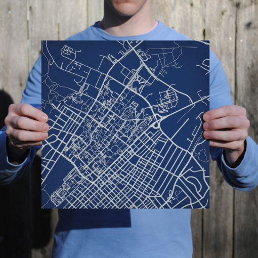 Pennsylvania State University Campus Map Art by City Prints - Image 3