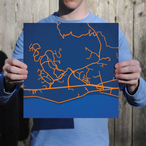 Pepperdine University Campus Map Art by City Prints - Image 3
