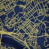 University of Pittsburgh Campus Map Art by City Prints