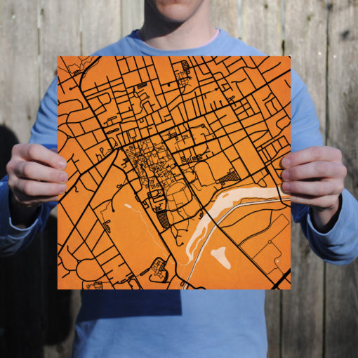 Princeton University Campus Map Art by City Prints - Image 3