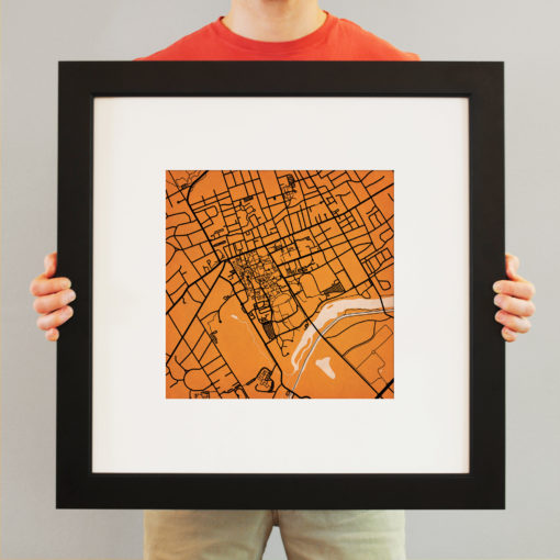 Princeton University Campus Map Art by City Prints - Image 4