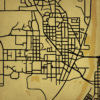 Purdue University Campus Map Art by City Prints