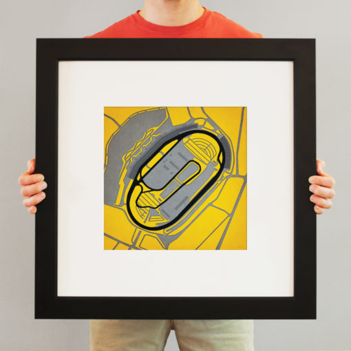 Atlanta Motor Speedway Map Art by City Prints - Image 3