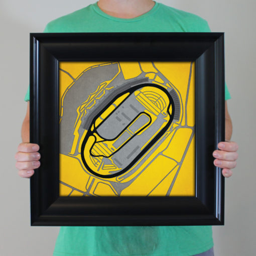 Atlanta Motor Speedway Map Art by City Prints - Image 4