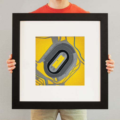 Bristol Motor Speedway Map Art by City Prints - Image 3