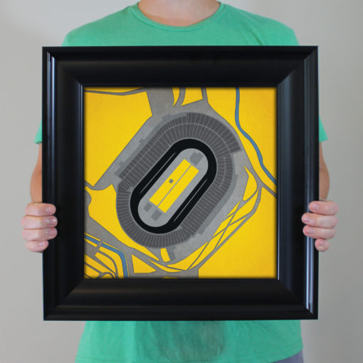 Bristol Motor Speedway Map Art by City Prints - Image 4