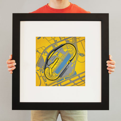 Daytona International Speedway Map Art by City Prints - Image 3