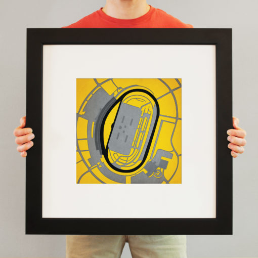 Kansas Speedway Map Art by City Prints - Image 3