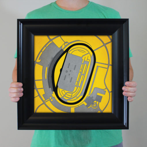 Kansas Speedway Map Art by City Prints - Image 4