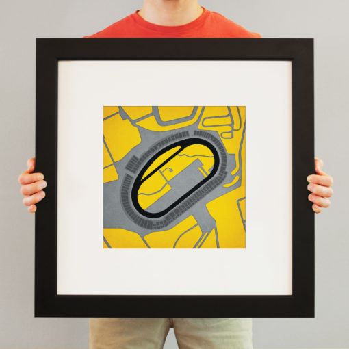 Richmond International Raceway Map Art by City Prints - Image 3