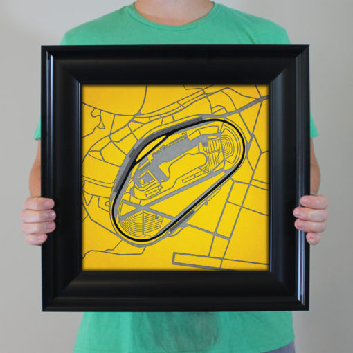 Talladega Superspeedway Map Art by City Prints - Image 4