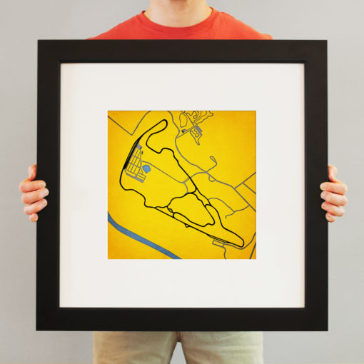 Virginia International Raceway Map Art by City Prints - Image 3