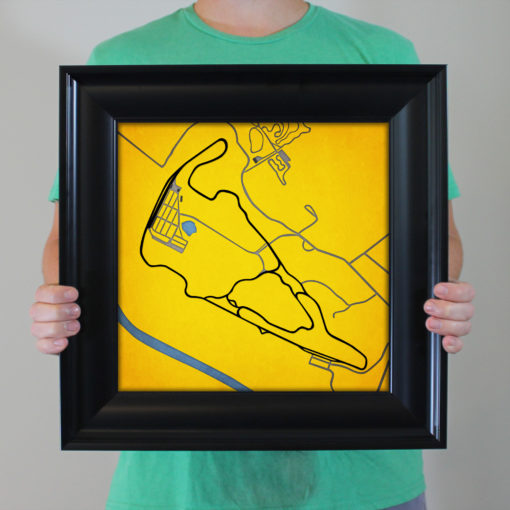 Virginia International Raceway Map Art by City Prints - Image 4