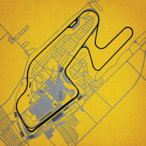 Watkins Glen International Map Art by City Prints