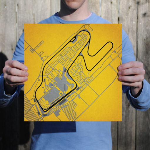 Watkins Glen International Map Art by City Prints - Image 2