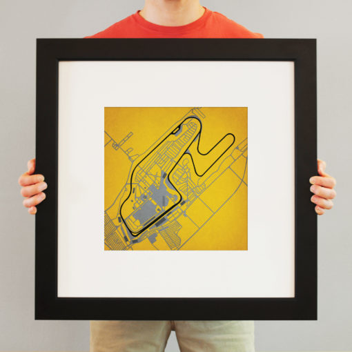 Watkins Glen International Map Art by City Prints - Image 3