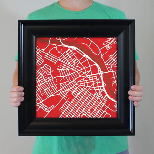 Rutgers, The State University of New Jersey Campus Map Art by City Prints - Image 5