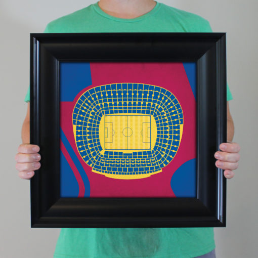 Camp Nou Map Art by City Prints - Image 4