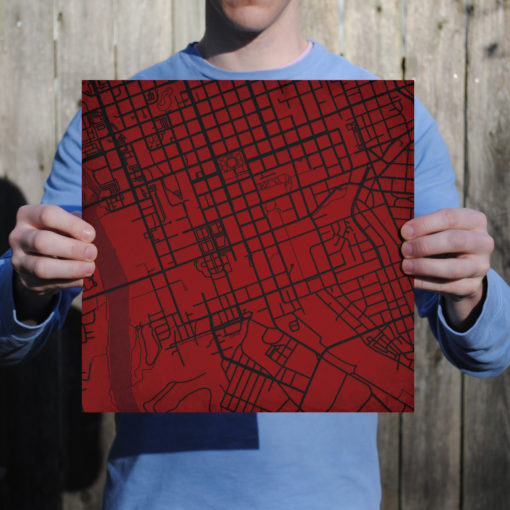 University of South Carolina Campus Map Art by City Prints - Image 3