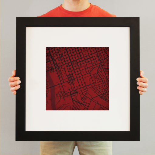 University of South Carolina Campus Map Art by City Prints - Image 4