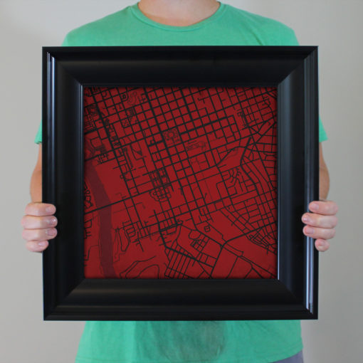 University of South Carolina Campus Map Art by City Prints - Image 5