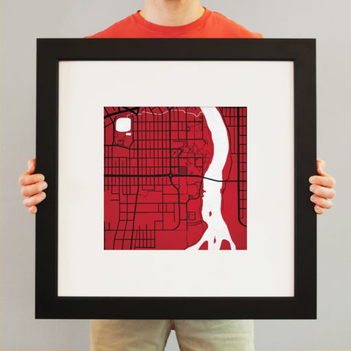 St. Cloud State University Campus Map Art by City Prints - Image 4