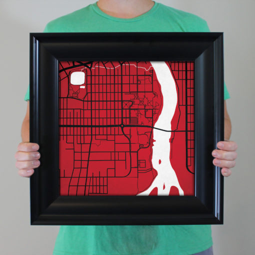 St. Cloud State University Campus Map Art by City Prints - Image 5