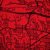 San Diego State University Campus Map Art by City Prints
