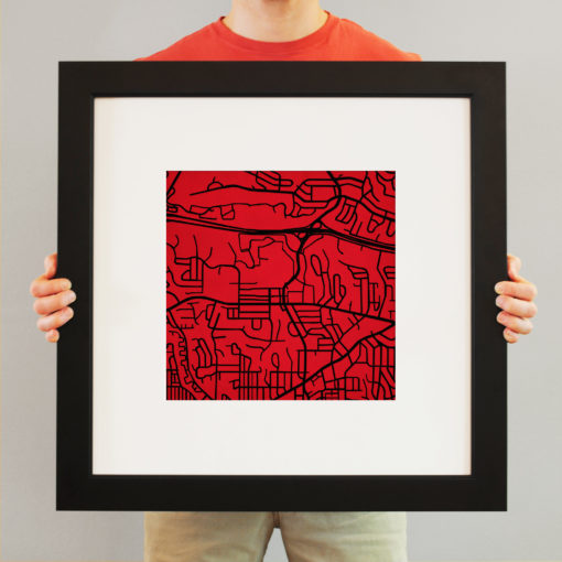 San Diego State University Campus Map Art by City Prints - Image 4