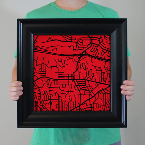 San Diego State University Campus Map Art by City Prints - Image 5