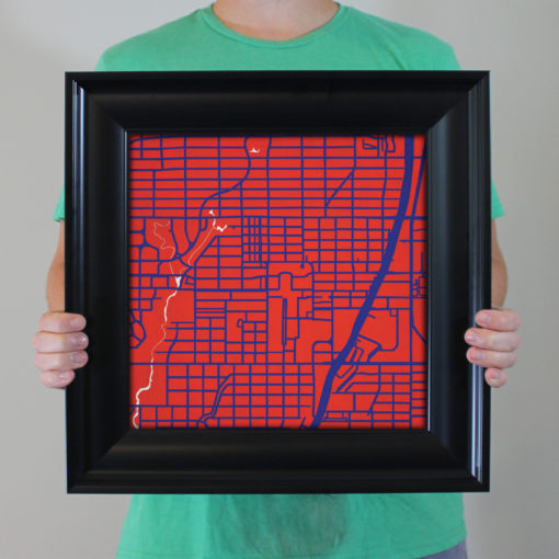 Southern Methodist University Campus Map Art by City Prints - Image 5