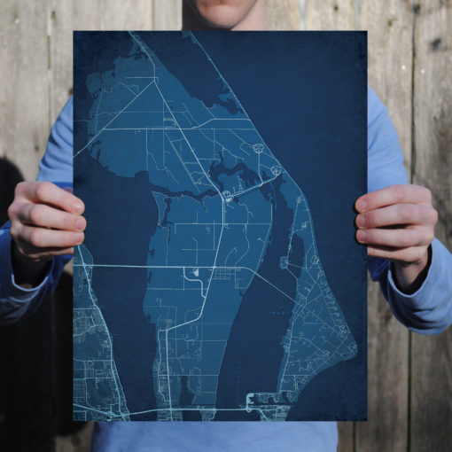 Kennedy Space Center Mission Map Art by City Prints - Image 2