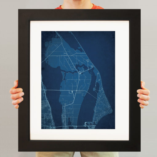 Kennedy Space Center Mission Map Art by City Prints - Image 3