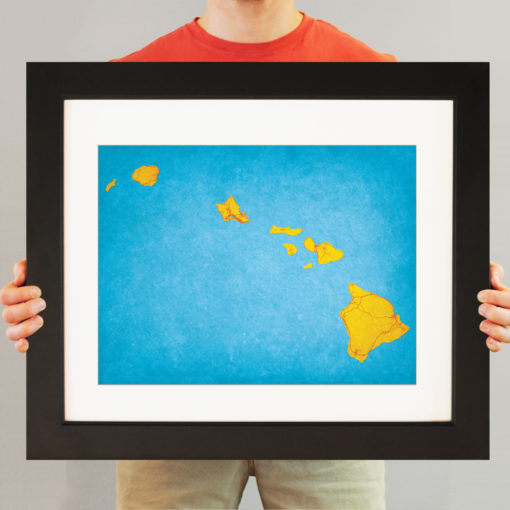 Hawaii Map Art by City Prints - Image 3