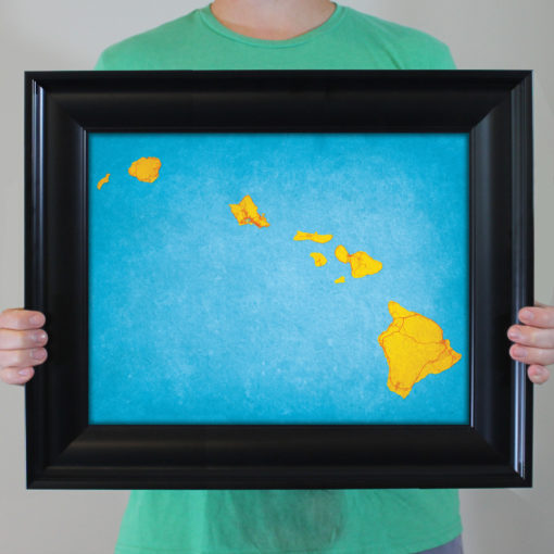 Hawaii Map Art by City Prints - Image 4