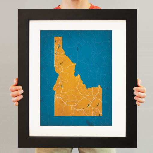 Idaho Map Art by City Prints - Image 3