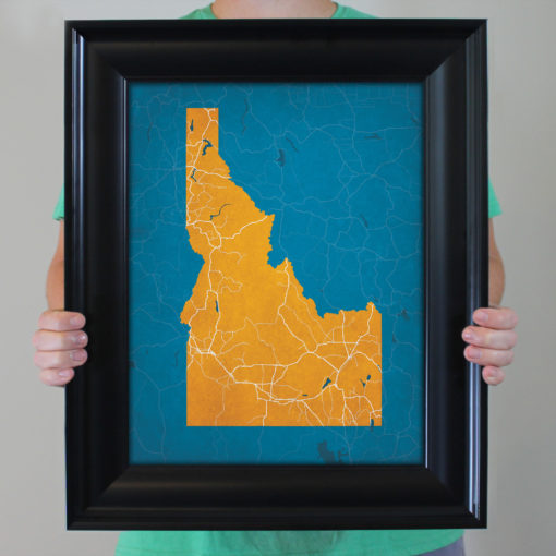 Idaho Map Art by City Prints - Image 4