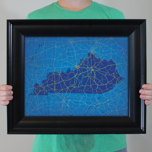 Kentucky Map Art by City Prints - Image 4