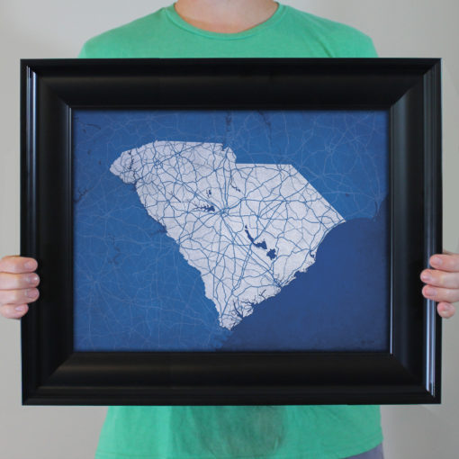 South Carolina Map Art by City Prints - Image 4