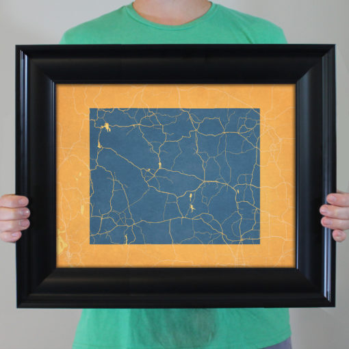 Wyoming Map Art by City Prints - Image 4