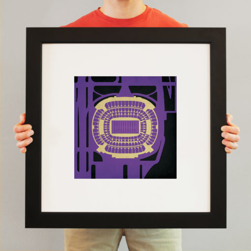 M&T Bank Stadium Map Art by City Prints - Image 3