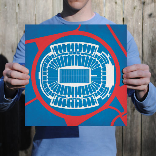 New Era Field Map Art by City Prints - Image 2