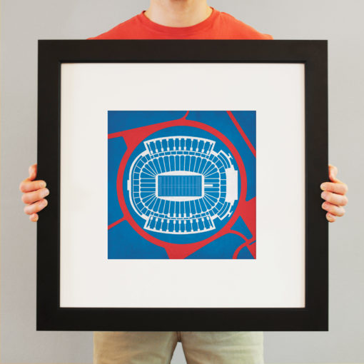 New Era Field Map Art by City Prints - Image 3