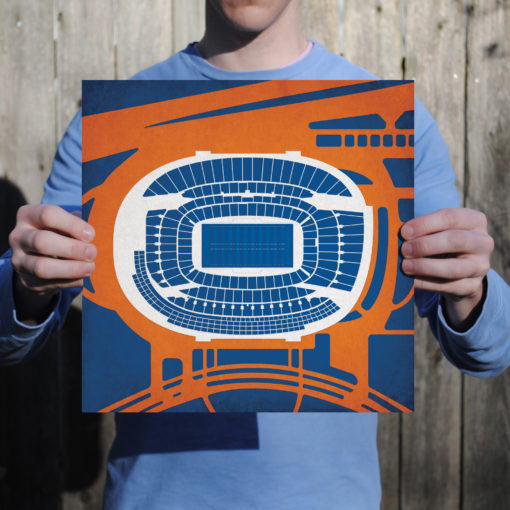Soldier Field Map Art by City Prints - Image 2